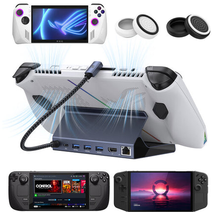 iVANKY 6 Puertos USB-C Dock para Gaming con HDMI 2.0 y Power Delivery 100W