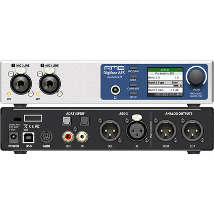 RME Digiface AES 14x16 Interfaz de Audio USB 24-Bit 192 kHz 30x16 Matrix Router