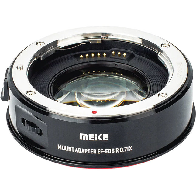 Meike 0.71x Speedbooster Adaptador para Lente EF a Canon RF Montura 0.71x Reducción de Distancia Focal Aumento 1 Stop Apertura