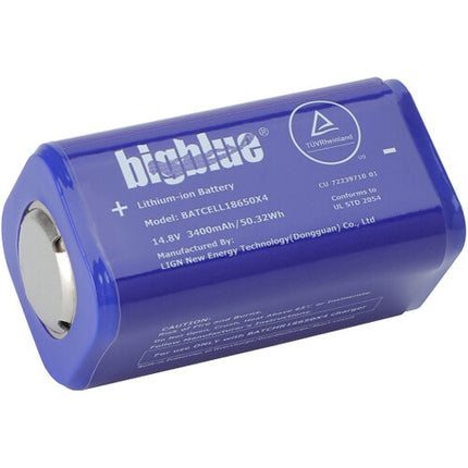 Bigblue Batería Li-Ion 4 Celdas para Luces Bigblue Pack Recambio