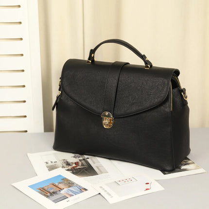 Rofozzi Dawn Bolsa para Laptop 13 Pulgadas Negra con Correa Acolchada Resistente al Agua