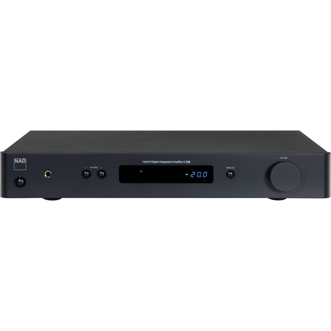 NAD Electronics C 328 Amplificador Integrado Digital Híbrido 50W Bluetooth 2.1 Canales