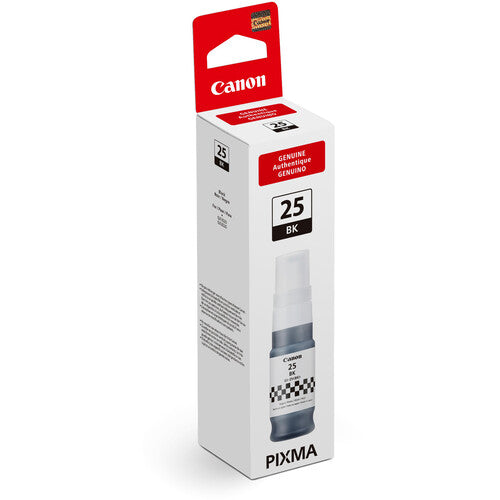 Canon GI-25 Botella de Tinta Negra 67mL Sistema de 4 Colores