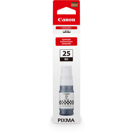 Canon GI-25 Botella de Tinta Negra 67mL Sistema de 4 Colores