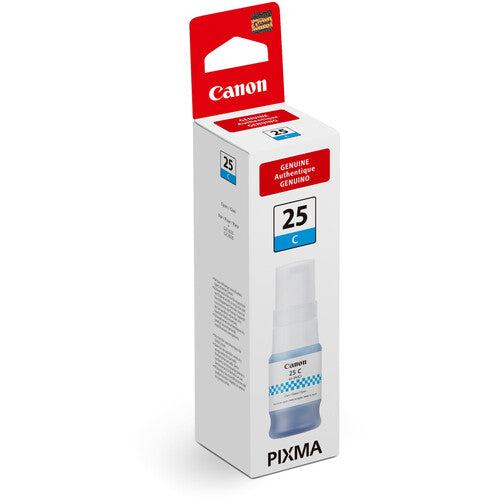 Canon GI-25 Botella de Tinta Cian 37mL Sistema de 4 Colores Pigmentada