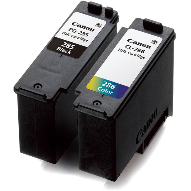 Canon PG-285 CL-286 Pack de Tinta para Impresora 7.3mL Negro 9.9mL Color