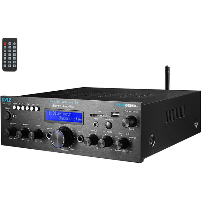 Pyle Pro PDA612BU.5 Receptor Estéreo Bluetooth 200W 2 Canales