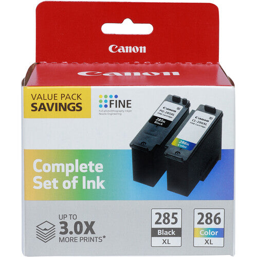Canon PG-285 XL CL-286 XL Pack de Tinta para Impresoras PIXMA 12.7mL Negro 17.6mL Color