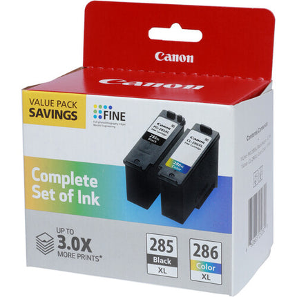 Canon PG-285 XL CL-286 XL Pack de Tinta para Impresoras PIXMA 12.7mL Negro 17.6mL Color