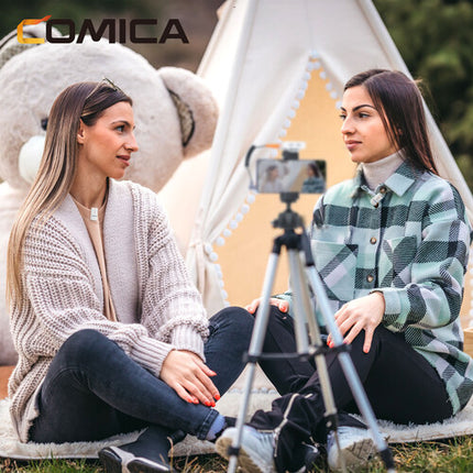 Comica Audio Vimo Q Mini Sistema de Micrófono Inalámbrico 4 Personas Blanco 656' Alcance 2.4 GHz