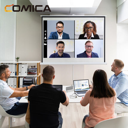 Comica Audio Vimo Q Mini Sistema de Micrófono Inalámbrico 4 Personas Blanco 656' Alcance 2.4 GHz