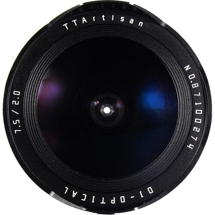 TTArtisan 7.5mm f2 Objetivo Ojo de Pez para Sony E APS-C con Diafragma 7 hojas