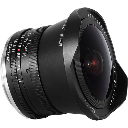 TTArtisan 7.5mm f2 Objetivo Ojo de Pez para Sony E APS-C con Diafragma 7 hojas