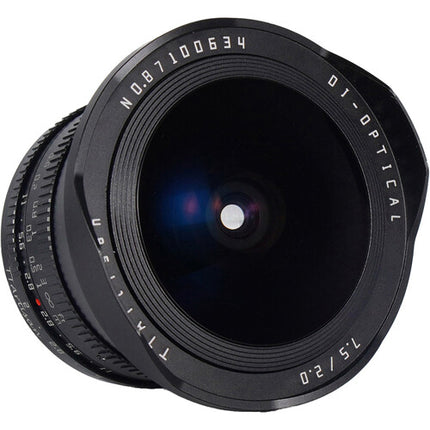 TTArtisan 7.5mm f2 Objetivo Ojo de Pez para Sony E APS-C con Diafragma 7 hojas
