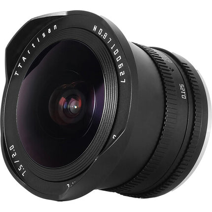 TTArtisan 7.5mm f2 Objetivo Ojo de Pez para Sony E APS-C con Diafragma 7 hojas