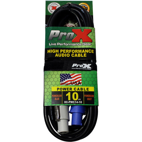 ProX cable de potencia powerCON 14 AWG 10 pies IP65 resistente al agua