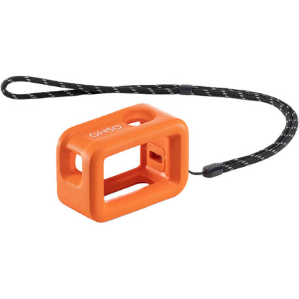 Estuche flotante impermeable DJI para Osmo Action 5 Pro 4 3 naranja con cordón largo