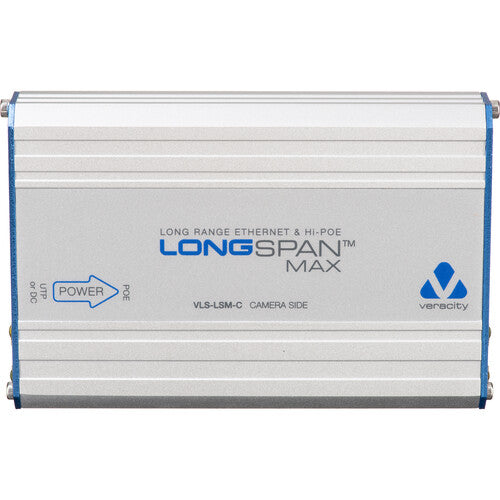 Veracity LONGSPAN Max Extensor Hi-PoE para Cámara 2690 pies 90W