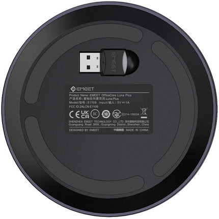 EMEET OfficeCore Luna Plus Altavoz para Reuniones con Micrófono Extensor 10 Horas Batería