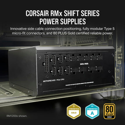 CORSAIR RM850x SHIFT Fuente de Poder Modular 850W 80 PLUS Gold
