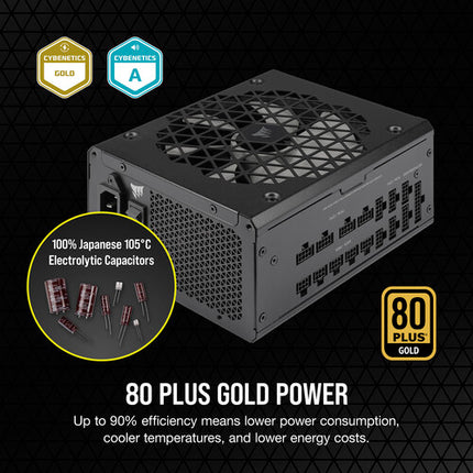 CORSAIR RM1200x SHIFT Fuente de Poder Modular 1200W 80 PLUS Gold