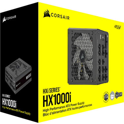 CORSAIR HX1000i Fuente de Poder ATX Modular 1000W 80 Plus Platinum Ventilador 140mm