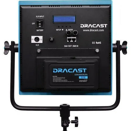 Dracast Plus Series LED1000 Panel LED Bicolor 12x12 Pulgadas 3402 Lux 5600K con Estuche