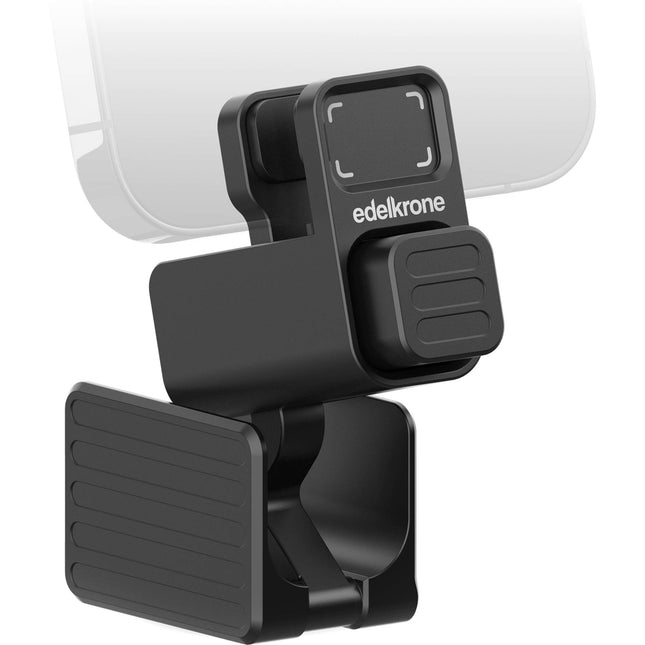 edelkrone PhoneCLIP Max Soporte para Smartphone con Montura 1/4"-20 y 3/8" y Pinza para Teléfonos de 0.2 a 0.5"