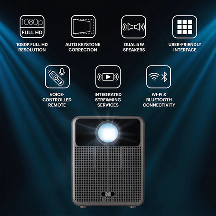 Kodak FLIK HD10 Proyector Full HD 200 Lúmenes Android TV 1920x1080