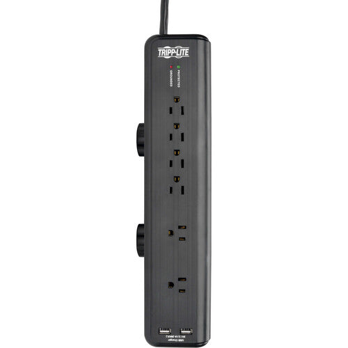 Tripp Lite Protect It Protector contra Sobretensiones 6 Enchufes 2100 Julios 2 Puertos USB