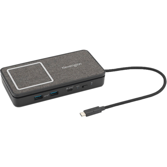 Kensington SD1700P Dock portátil USB-C dual 4K con carga Qi y Gigabit Ethernet