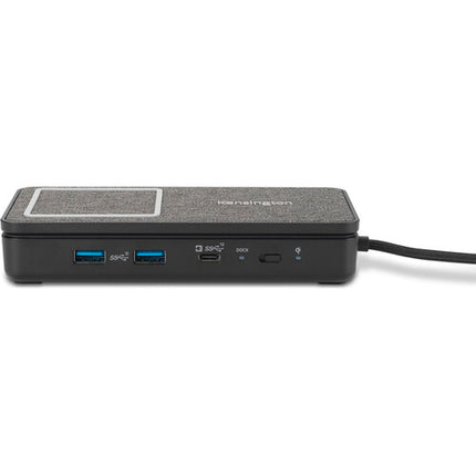 Kensington SD1700P Dock portátil USB-C dual 4K con carga Qi y Gigabit Ethernet