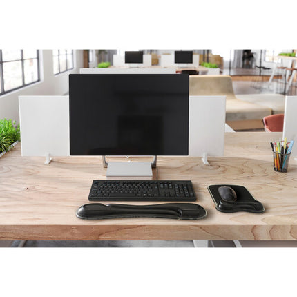 Kensington Duo Gel Reposamuñecas para Teclado Negro Ventilado Confort