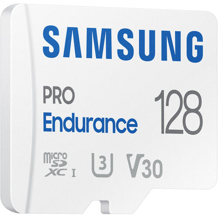 Samsung 128GB PRO Endurance microSDXC Tarjeta de Memoria UHS-I V30 Clase 10 con Adaptador SD 2-Pack