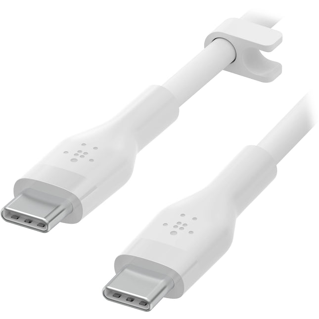 Belkin BoostCharge Flex Cable USB-C 9.8 pies Blanco 60W 480Mb/s