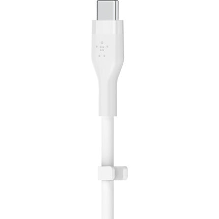 Belkin BoostCharge Flex Cable USB-C 9.8 pies Blanco 60W 480Mb/s