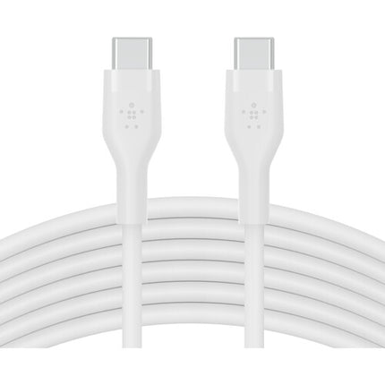 Belkin BoostCharge Flex Cable USB-C 9.8 pies Blanco 60W 480Mb/s