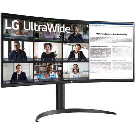 LG UltraWide BR55QC-B Monitor Curvo 34" QHD 3440x1440 100Hz 65W USB-C