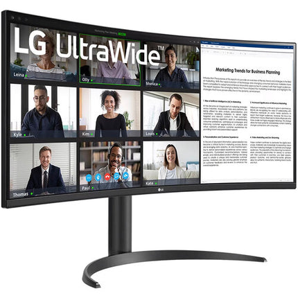 LG UltraWide BR55QC-B Monitor Curvo 34" QHD 3440x1440 100Hz 65W USB-C