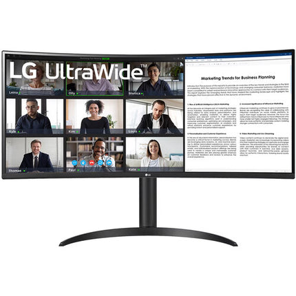 LG UltraWide BR55QC-B Monitor Curvo 34" QHD 3440x1440 100Hz 65W USB-C