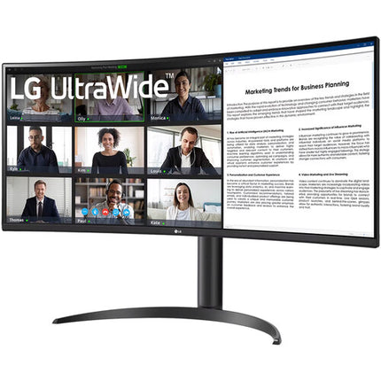 LG UltraWide BR55QC-B Monitor Curvo 34" QHD 3440x1440 100Hz 65W USB-C