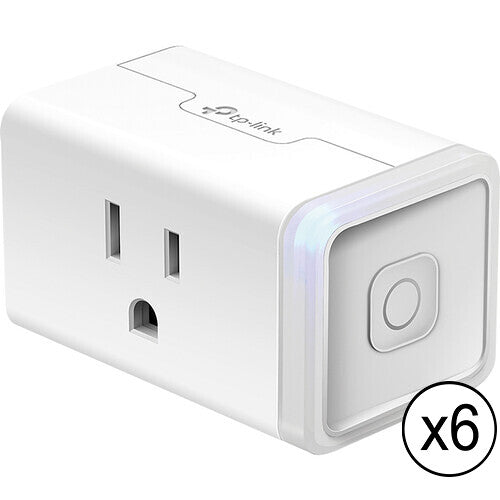 TP-Link KP125M Enchufe Inteligente Wi-Fi Delgado Monitoreo Energía 6 unidades