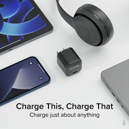 Plugable Cargador de Pared USB-C 30W GaN Negro 3 Unidades