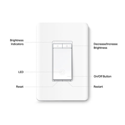 TP-Link Tapo S500D Interruptor Inteligente Wi-Fi 2.4 GHz 2-Pack