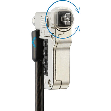 Kensington Slim N17 2.0 Candado para Portátil Cable Acero 6 pies Código Resettable