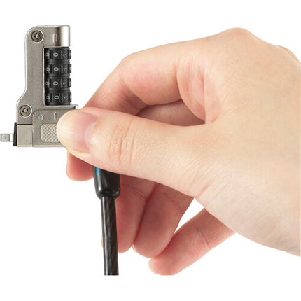 Kensington Slim N17 2.0 Candado para Portátil Cable Acero 6 pies Código Resettable