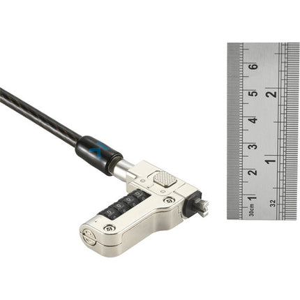 Kensington Slim N17 2.0 Candado para Laptop con Cable de Acero 6 pies Código 4 Números