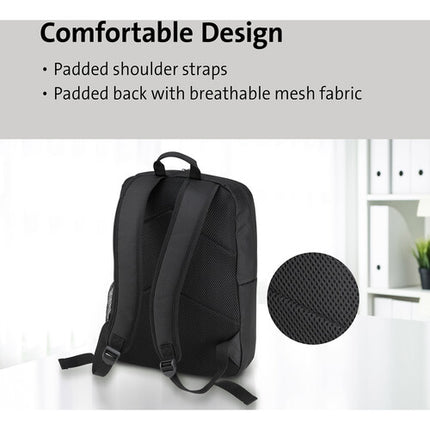 Kensington Simply Portable Lite Mochila portátil 16L para laptop 16" negro