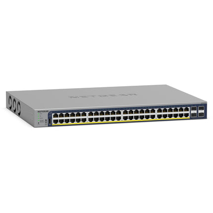 Netgear GS752TPv3 Switch de Red Gestionado Gigabit 48 Puertos PoE+ 380W