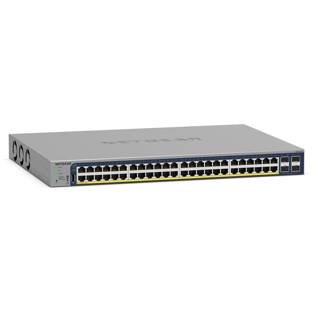 Netgear GS752TPv3 Switch de Red Gestionado Gigabit 48 Puertos PoE+ 380W